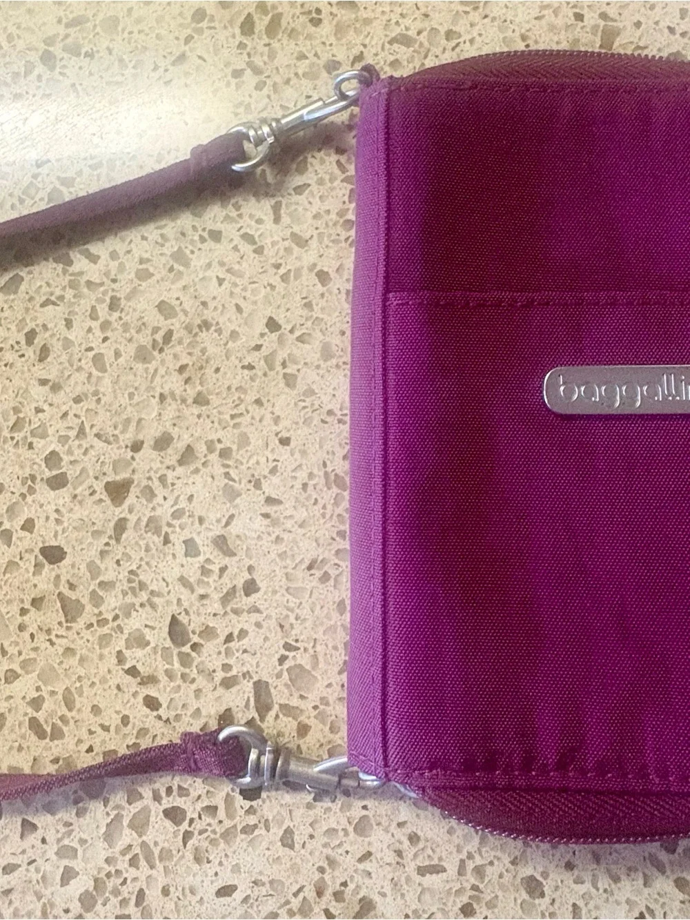 Baggallini Plum Wristlet